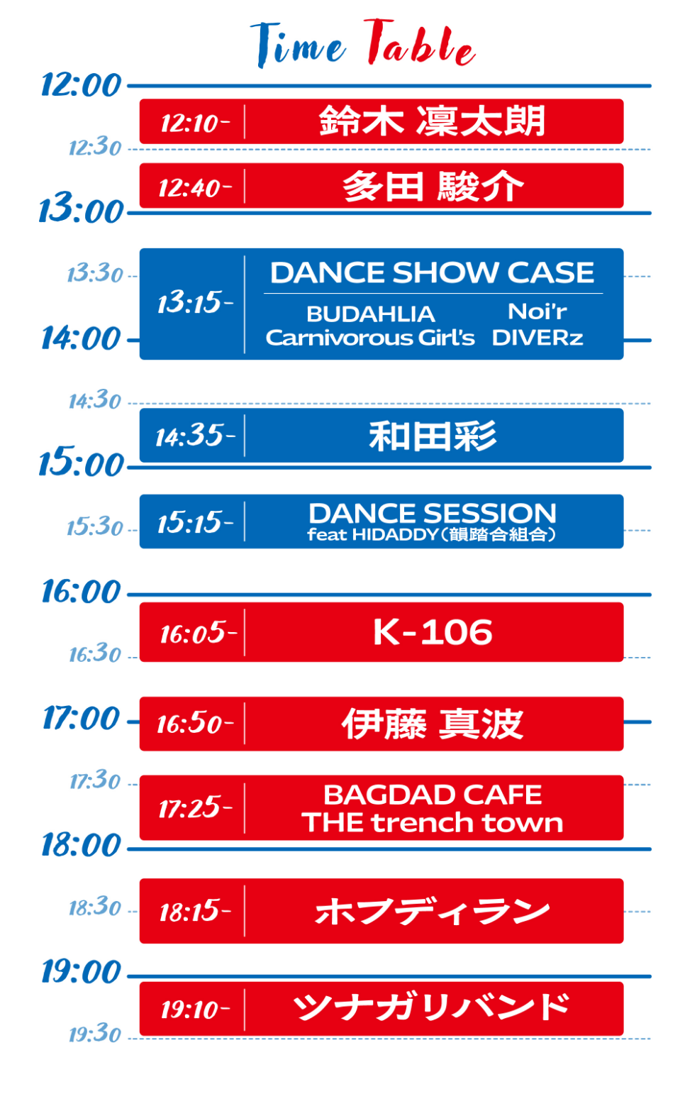TIME TABLE